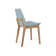 Eiffel Upholstered Back Dining Chair