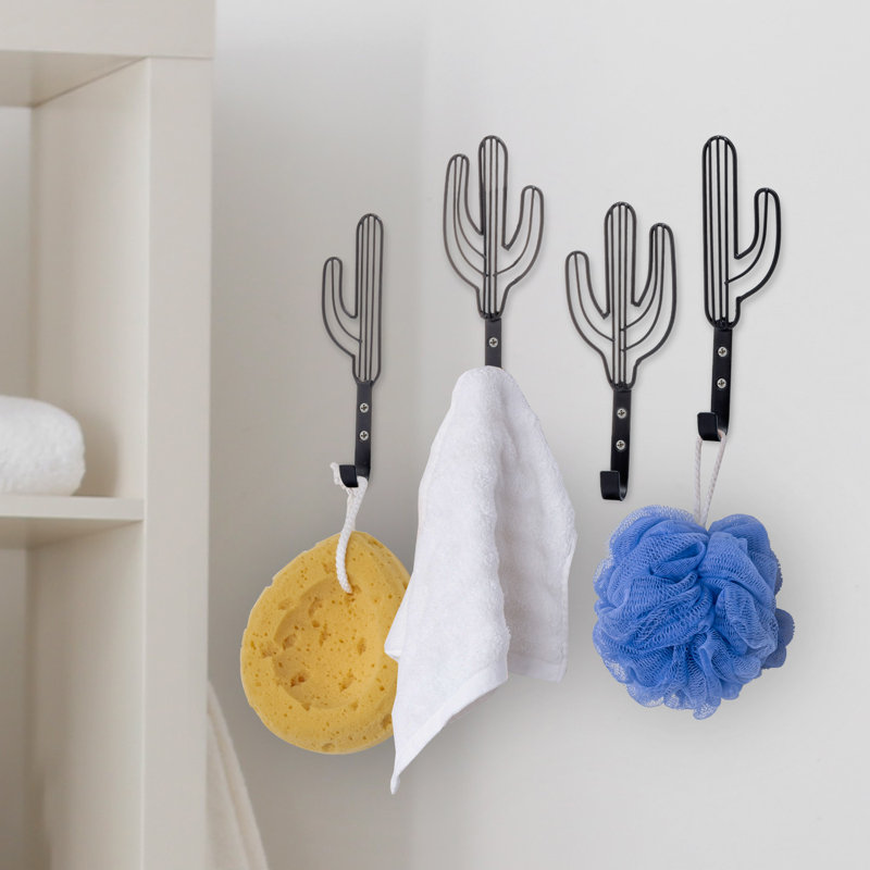 Metal Wall Hook, Black