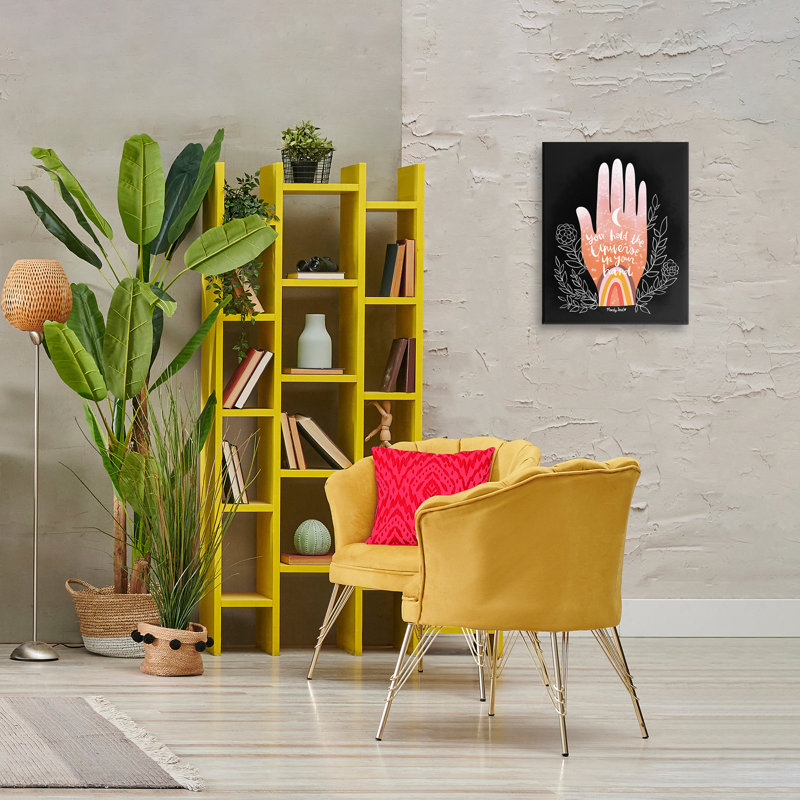 Toile «Universe In Your Hand», conception par Mandy Ford Art + Illustration, H 20 po x l 16 po