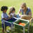ECR4Kids Stackable Square Bins with Non-Snap Lids, Multipurpose Organization, 2-Pack-100032950