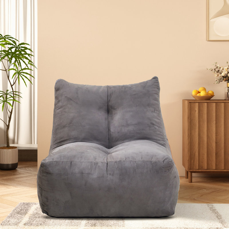 Fauteuil à billes en mousse à haute densité, Gris