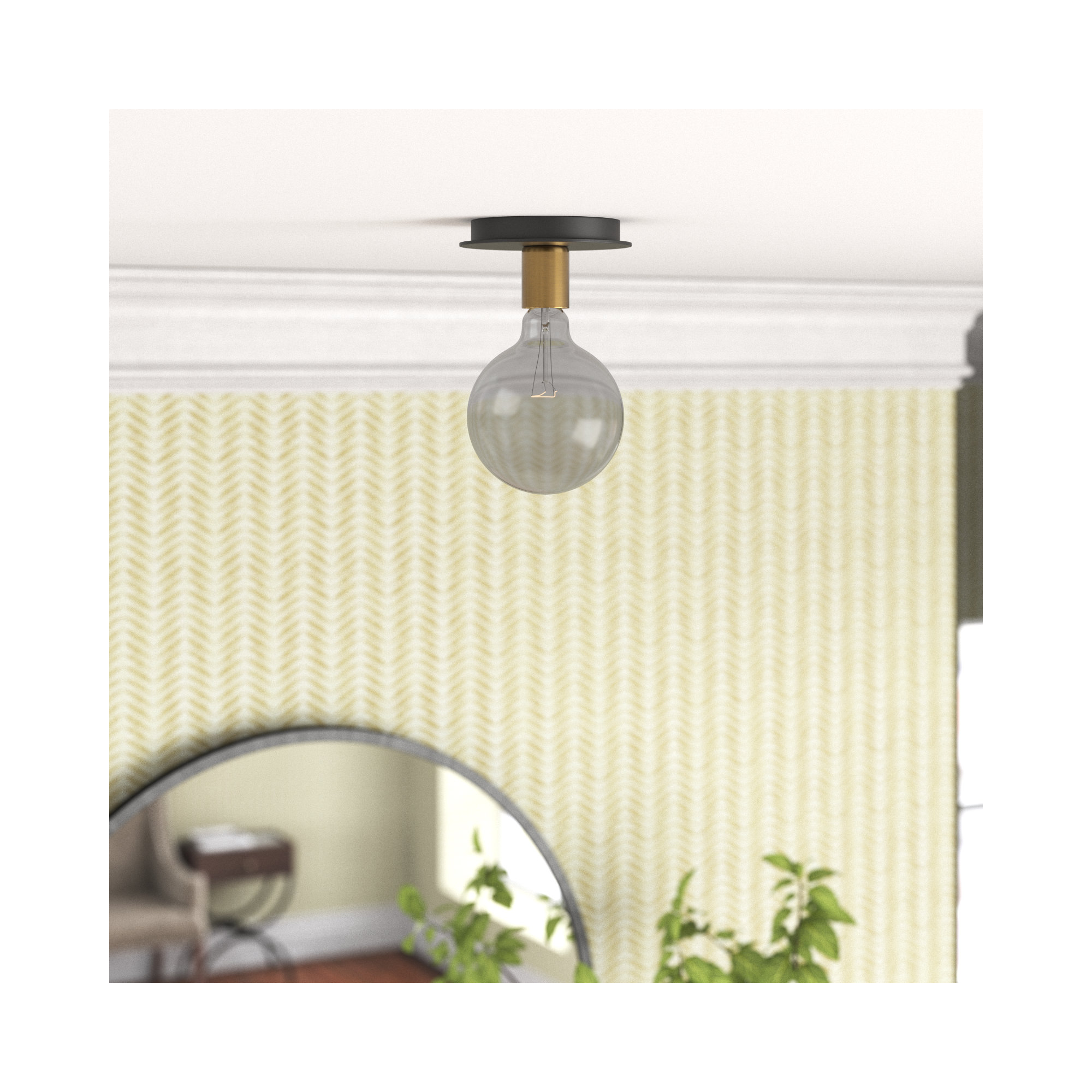 Josette Single Light Flush Mount