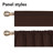 Solid Textured Embossed Rod Pocket Valance Blackout Curtains (Set of 2)-607849625-607849628