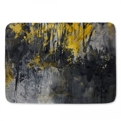 Tapis de bain abstrait abstrait