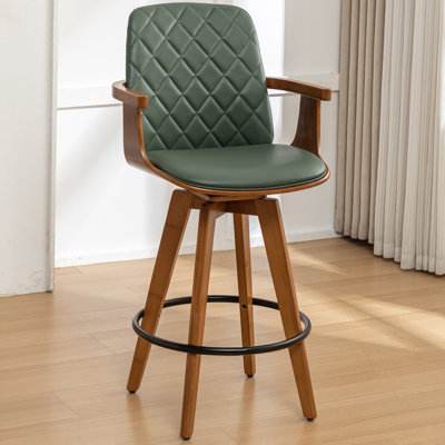 Swivel Upholstered Counter Stool