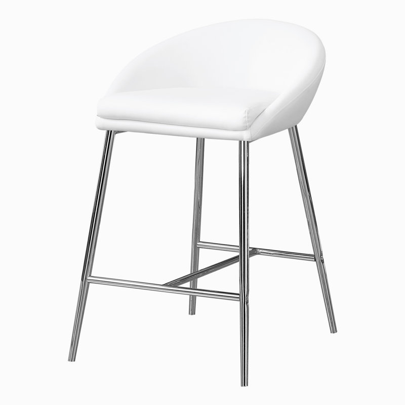 Ensemble de 2 tabourets de bar Hollinger, Blanc