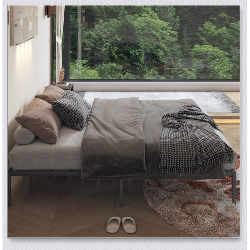 Metal Platform Bed Frame ,Sturdy Metal Frame