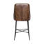 Galway Counter Chair In Antique Whiskey Leather
