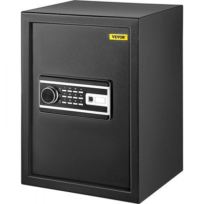 Safe Box, 2.1 CU.FT Fingerprint Safe Box for Money w/ 2 Keys