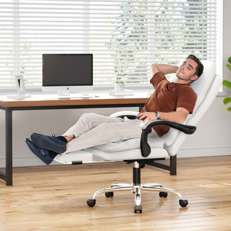 Inbox Zero Executive Chair, White