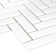 Domino 1" x 3" Porcelain Herringbone Mosaic Wall & Floor Tile