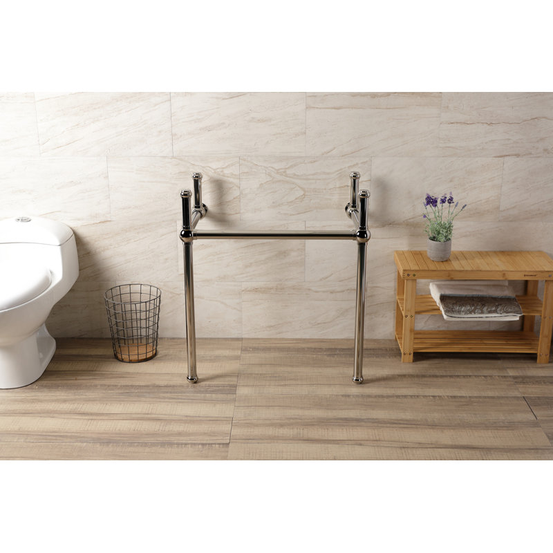 Kingston Brass Fauceture Brass Console Sink Legs, Polished Nickel