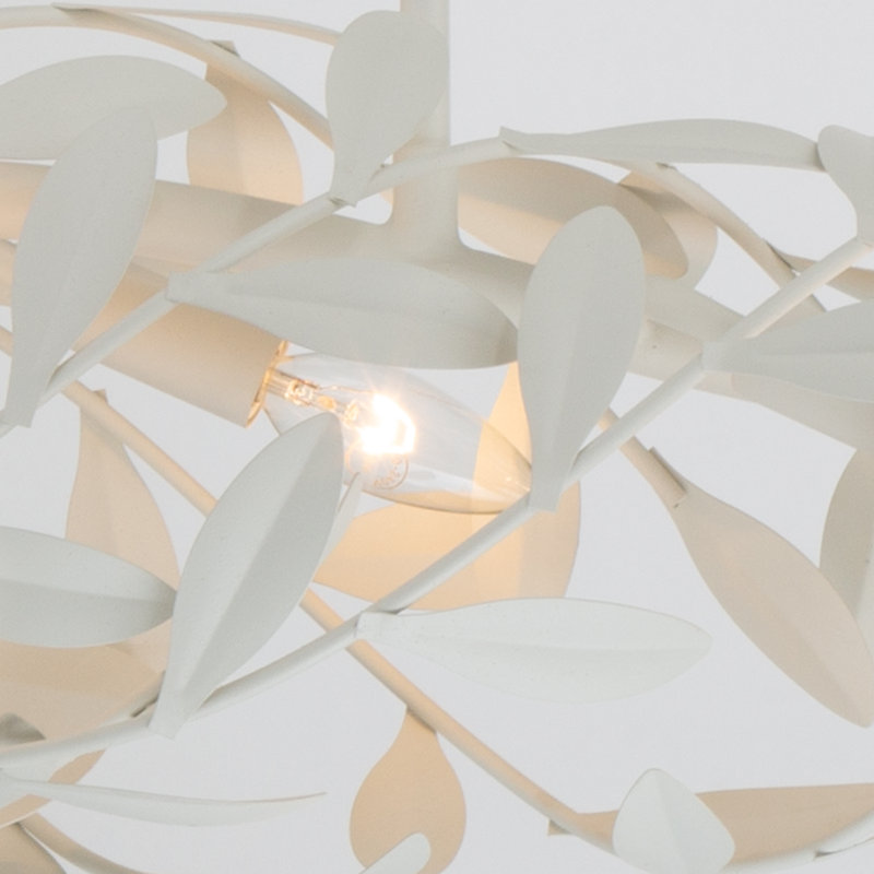 Lustre linéaire blanc mat 50,5 po Glossop