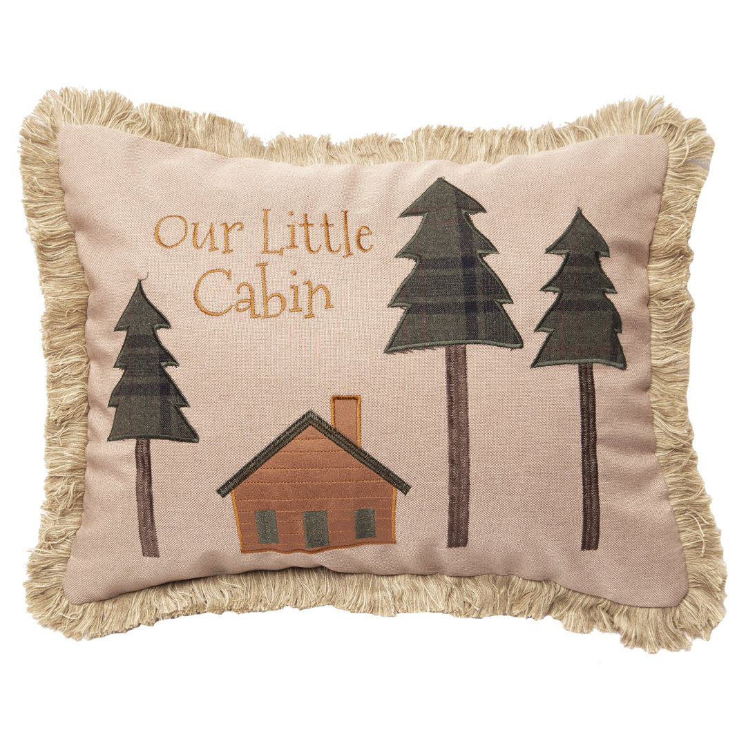  Our Little Cabin Rectangular Pillow Cover & Insert Carstens Inc.