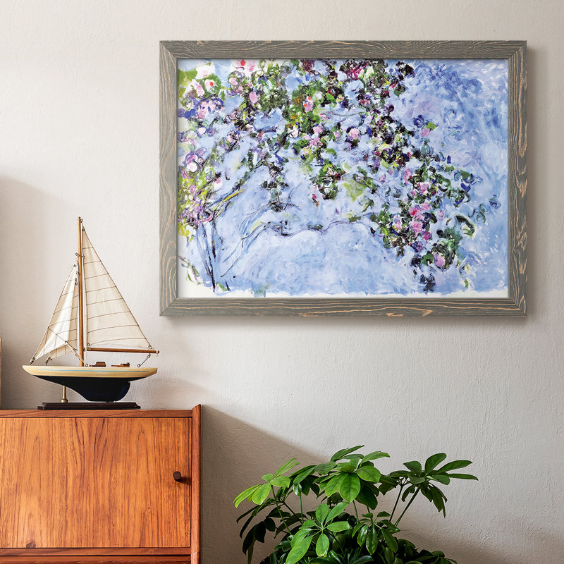 The Rose Bush, 1925, reproduction d'art sur toile, Gris, H 26 po x l 38 po x P 1,5 po