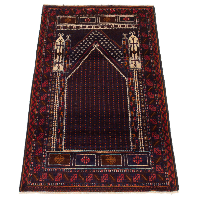 Dequita Wool Oriental Indoor Rug
