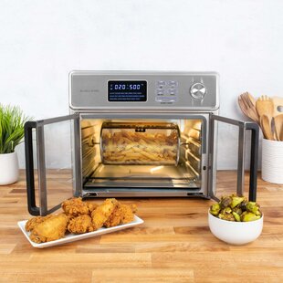 NutriChef PKRT97 Kitchen Countertop Rotisserie Toaster Oven Cooker
