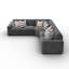 Canapé modulaire moderne en L-1006265522-1006265523
