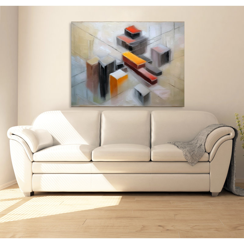 Abstract Construction, 24" H x 32" W