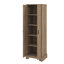 Armoire de rangement à deux portes pour la salle de bain et le bureau, avec une tablette réglable à l'intérieur