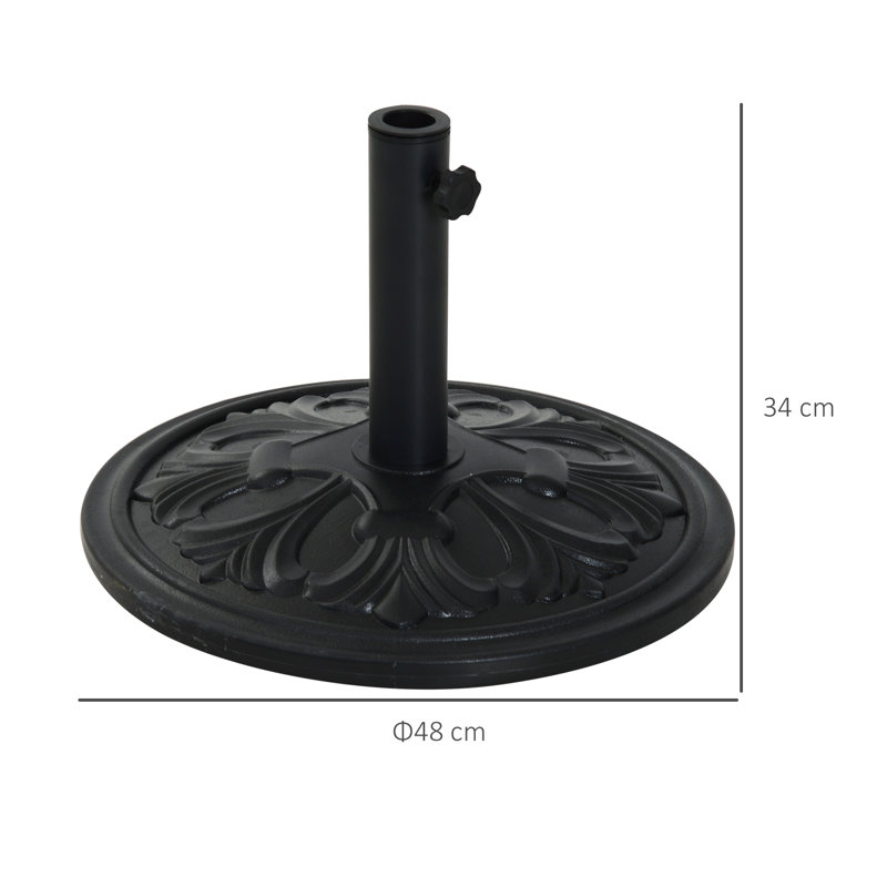 Gideon 13kg Plastic Free Standing Umbrella Base
