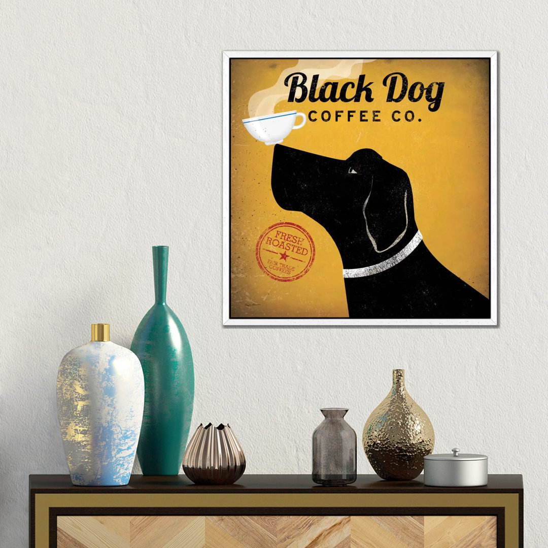 Black Dog Coffee Co. von Ryan Fowler - Gallery-Wrapped Canvas Giclée on Canvas