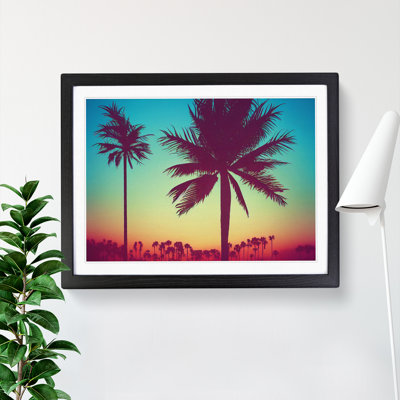 Victorious Palm Trees - Framed Print