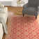 Tapis oriental rouge / crème Lynn