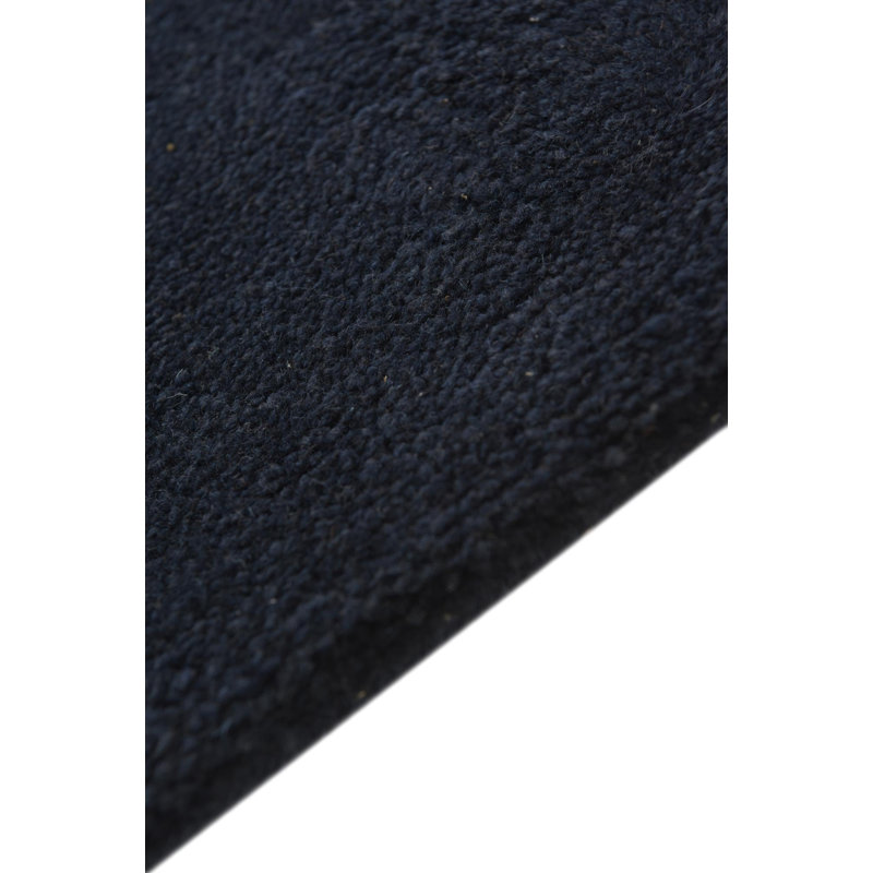 Tapis carré bleu marine Luna