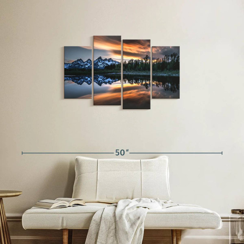Alvord Grand Teton Sunset Glow, H 22 po x l 36 po