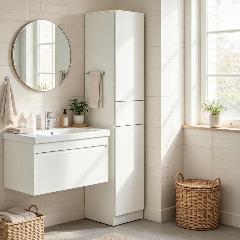 Freestanding Bathroom Shelves