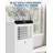 8,000 Btu Portable Air Conditioner Cools Rooms Up To 350 Sq.ft, 3-In-1 Functionality, Quiet Operation, Remote Control,24H Timer Black