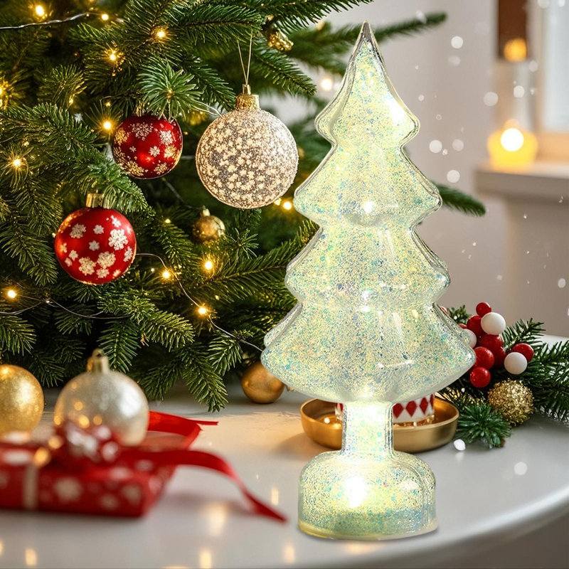Ornement de sapin de Noël bonbon brillant, Blue