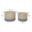 Ensemble de 2 paniers en ruppie maritime