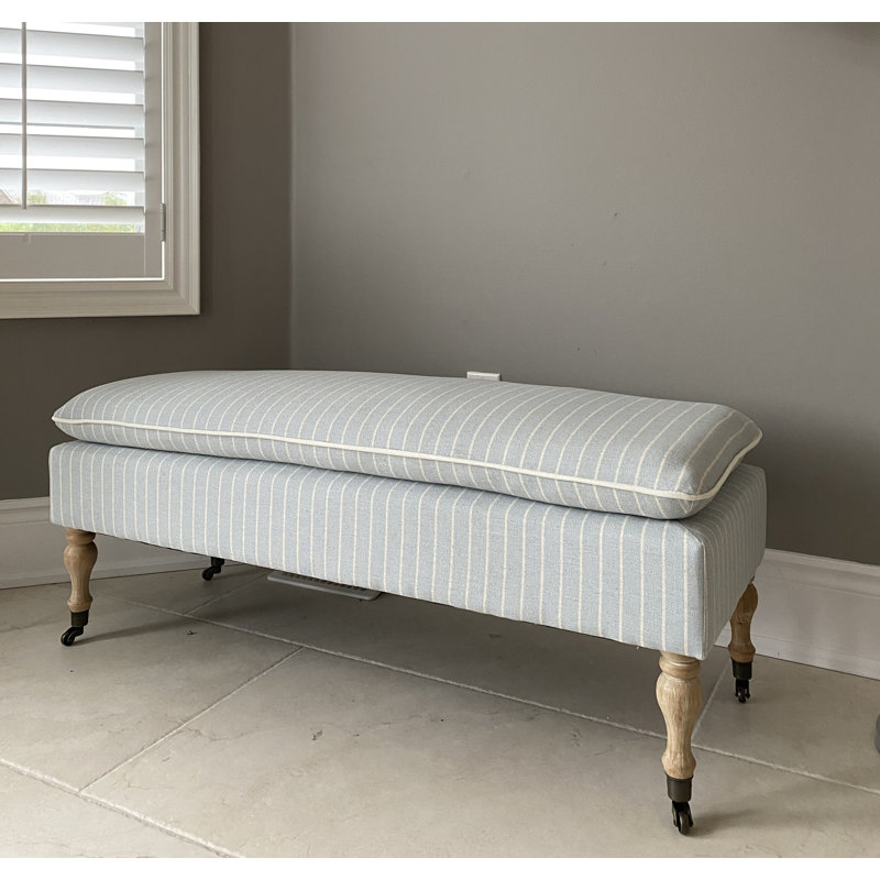 Banc rembourré Andrewson, gris