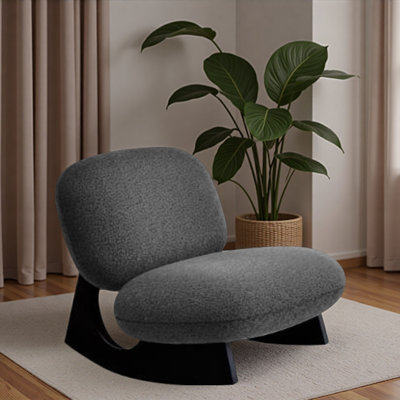 Mid-century Simple Single Rocking Chair.