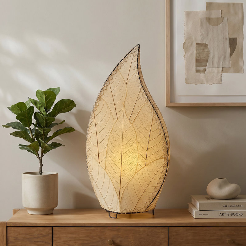 Lampe de table dépliant Eangee, Naturel