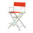 24" Folding Director Chair-19623357-19623341