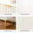31.5" Tall 2 - Door Fluted Accent Cabinet,Sideboard with Adjustable Shelves-450446334-403074654