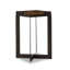 Binegar Cast Glass End Table-Amber Cast Glass
