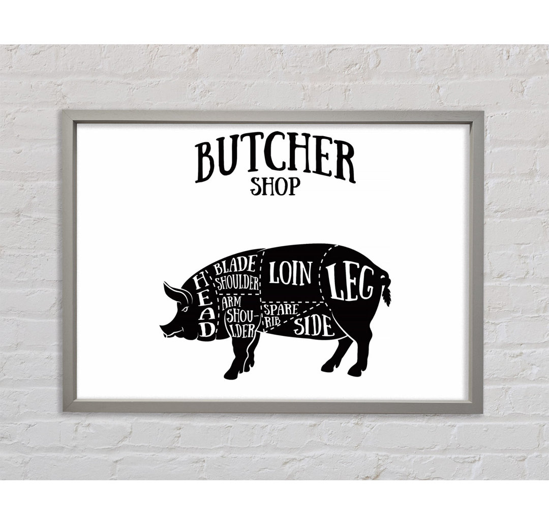 Butchers Selection 12 - Einzelne Bilderrahmen Kunstdrucke auf Leinwand