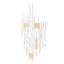Décoration murale moderne Hockenbery 31,7 x 1,6 x 23,6 po - blanc et or, décoration intérieure moderne avec style 31,7 x 1,6 x 23,6 po