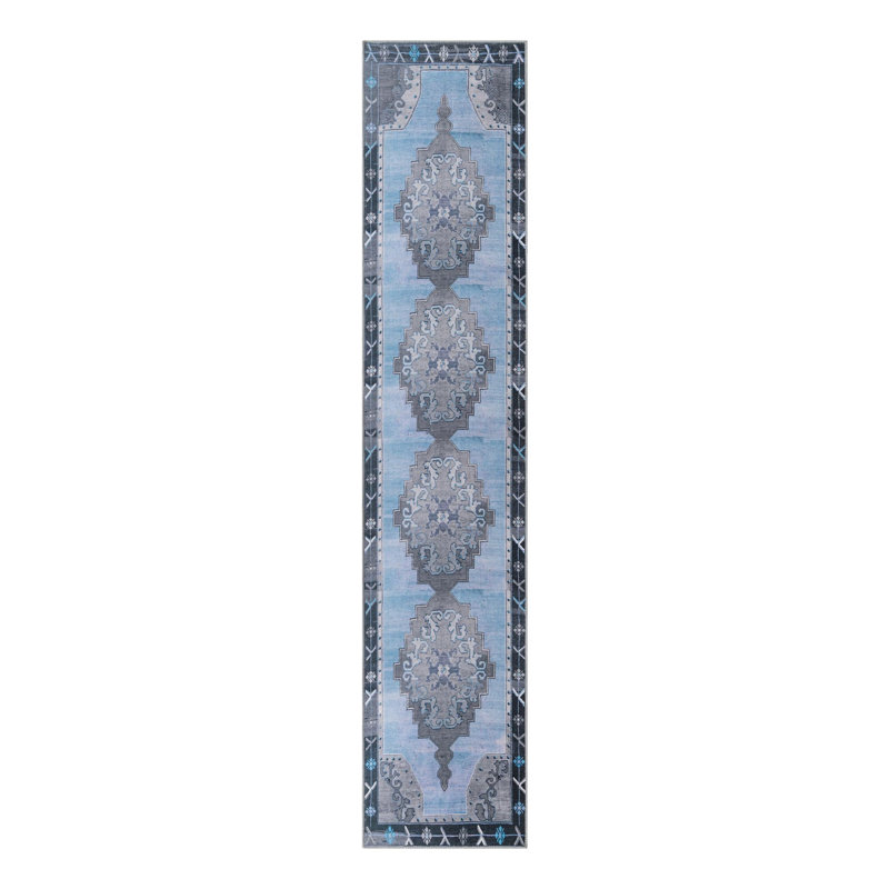Oppie Oriental Indoor Rug, Runner 2'6" x 12'