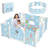 Safe Foldable No - Gaps Baby Playpen for Exploration-100785802-100785797
