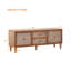 Meuble télé Mid-Century de 60 po avec rangement spacieux, buffet pour salle à manger et chambre à coucher