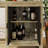 Rustic Kitchen Island With Adjustable Shelves