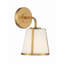 Fulton 1 Light Antique Gold Wall Mount-472808518