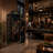 Black Old English Telephone Booth  Pool Cue Rack By Ram Game Room