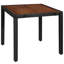 Kaelyn 4 - Person Acacia Solid Wood Patio Dining Set Square Table