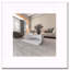 Table basse blanche avec porte rabattable-156811352